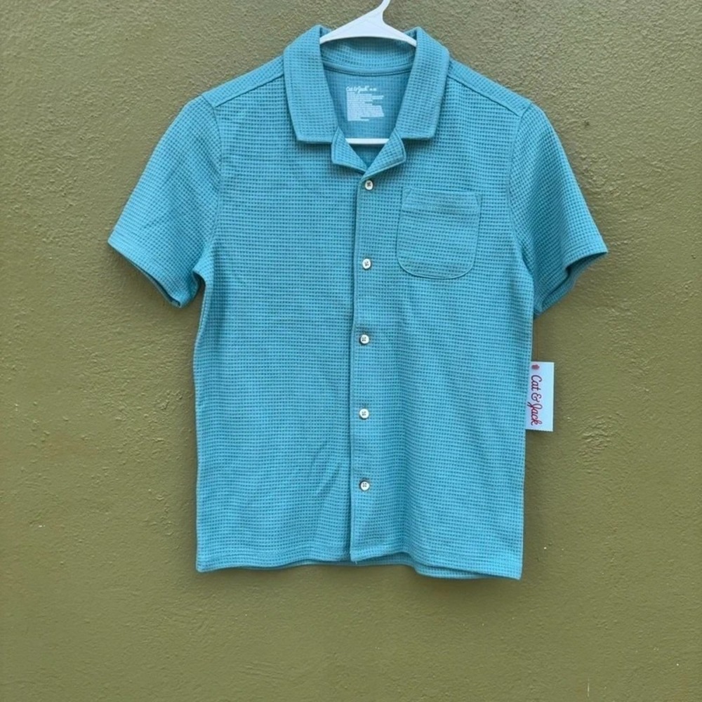 Textured Shirt - Boys L(10/12) NWT Button Down Casual Formal Wear